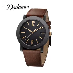 Designer Mly Ota Automatic Leather Strap Stainless Steel 5