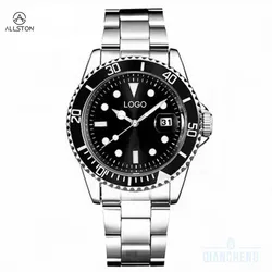 Custom Stainless Steel Watch Quartz or Mechanical Movement