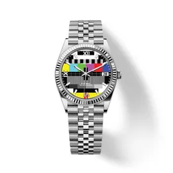 Hand-Polished Watch Japan Self-Winding Movement Sunray
