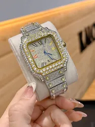 Mechanical Automatic Watch Men Diamond