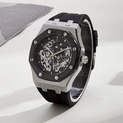 Men's Automatic Mechanical Watch Stainless Steel Square