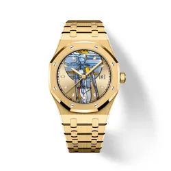 Octagonal-Bezel Automatic Watch Custom Dial Nh35 Steel